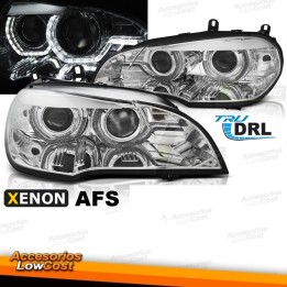 FAROS XENON CON LUZ DIURNA LED DRL PARA BMW X5 E70, 06-10 AFS