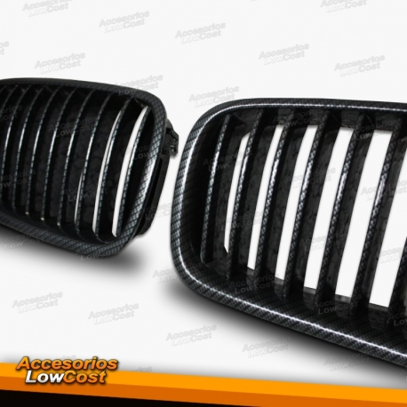 GRELHAS FRONTAIS / BMW F10 / F11 / 2010+ PRETO CARBONO