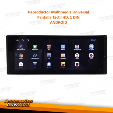 Pantalla GPS Android 1 DIN Universal (10,1)