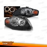 FAROS OJOS ANGEL AUDI A4 B7 04-08 FONDO NEGRO