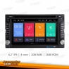 NAVEGADOR 2DIN UNIVERSAL MULTIMEDIA GPS ANDROID 11 HD TÁCTIL DE 6,2 PULGADAS