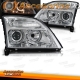 FAROIS ANGEL EYES OPEL VECTRA C (02-05) E OPEL SIGNUM 03-05. FUNDO CROMADO