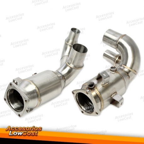 Downpipe TA Technix sem catalisador adequado para modelos Porsche 911 Carrera/S tipo 991.2