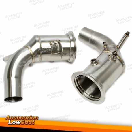 Downpipe TA Technix sin catalizador apto para Porsche 911 Carrera 3.0l Biturbo (DFI) tipo 992