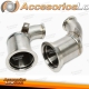 Downpipe TA Technix sin catalizador apto para Porsche Panamera 4/4S 2.9T con OPF tipo 971