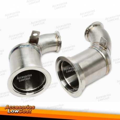 Downpipe TA Technix sin catalizador apto para Porsche Panamera 4/4S 2.9T con OPF tipo 971