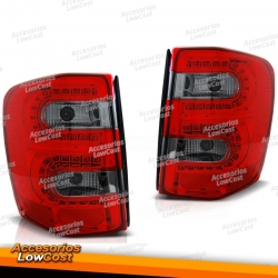 Luzes traseiras Jeep Grand Cherokee 99-05.05 LED vermelho esfumaçado