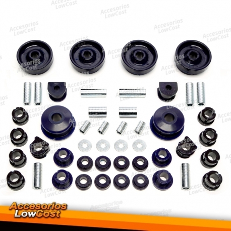 Kit de bucha PU-​Buchsen TA Technix 48 peças estabilizador de eixo dianteiro + HA-​4WD 19 mm Audi/Seat/Skoda/VW