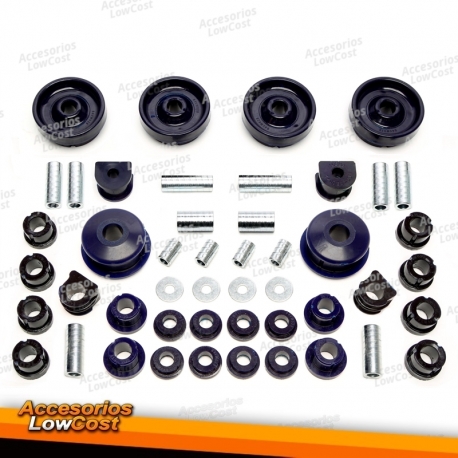 Kit de bucha PU-​Buchsen TA Technix 48 peças estabilizador de eixo dianteiro + HA-​4WD 21 mm Audi/Seat/Skoda/VW