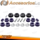 Kit casquillos TA Technix PU 26 piezas / eje trasero con estabilizador Ø 19mm / apto para BMW Serie 3 E36