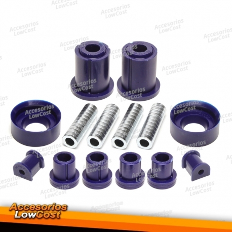 Kit de bucha de eixo traseiro TA Technix PU de 20 peças com estabilizador Ø 16mm para BMW Série 3 E36 Compact/Z3 Roadster/Coupe