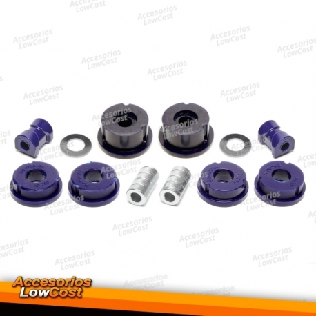 Kit de casquillos TA Technix PU 12 piezas eje delantero con estabilizador Ø 21mm para BMW Z1 Roadster/Serie 3 E30