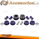 Kit de buchas TA Technix PU 14 peças eixo dianteiro Ø 21mm eixo traseiro ambos com estabilizador Ø 14mm para BMW Z1 Roadster