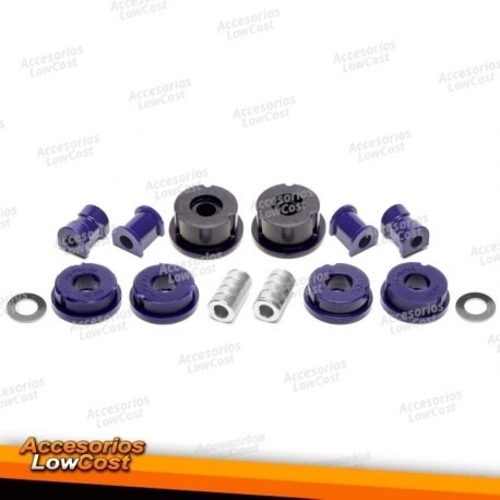 Kit de buchas TA Technix PU 14 peças eixo dianteiro Ø 21mm eixo traseiro ambos com estabilizador Ø 14mm para BMW Z1 Roadster