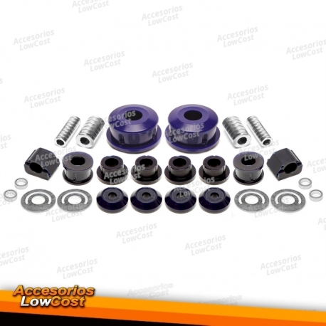 Kit de casquillos de PU TA Technix 26 piezas eje delantero con estabilizador 18 mm para Seat Arosa 6H/VW Lupo 6X/6E/Polo 6N+6N2