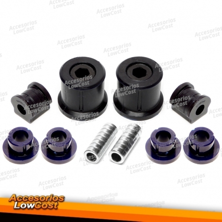 Kit de bucha PU TA Technix 10 peças eixo dianteiro com estabilizador 18mm para Seat/VW