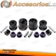 Kit casquillos TA Technix PU 14 piezas eje delantero con estabilizador 16mm +HA Ø 72mm para Seat/Skoda/VW