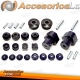 Kit de casquillos de PU TA Technix 28 piezas / eje delantero + eje trasero para VW Golf III / Golf III+IV Cabriolet / Vento