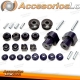 Kit de casquillos de PU TA Technix 28 piezas / eje delantero + eje trasero para VW Golf III / Golf III+IV Cabriolet / Vento