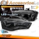 Faros LED negros SEQ para AUDI A5 11-16