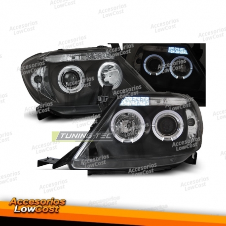 Toyota hilux 05-11 olhos de anjo cromados