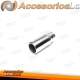 Tubo de escape TA Technix acero inoxidable universal 60mm redondo / con bridas