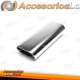 Tubo de escape TA Technix acero inoxidable universal 70 x 140 mm bridado / biselado