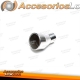 Tubo de escape TA Technix acero inoxidable universal 87mm redondo / con bridas