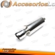 Silenciador trasero deportivo TA Technix de acero inoxidable universal 110mm ovalado/biselado