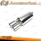 Silenciador trasero deportivo TA Technix de acero inoxidable universal 2 x 86 x 70 mm cuadrado / biselado