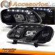 FAROS DAYLIGHT NEGROS aptos para VW TOURAN 02/03-10/06 / CADDY