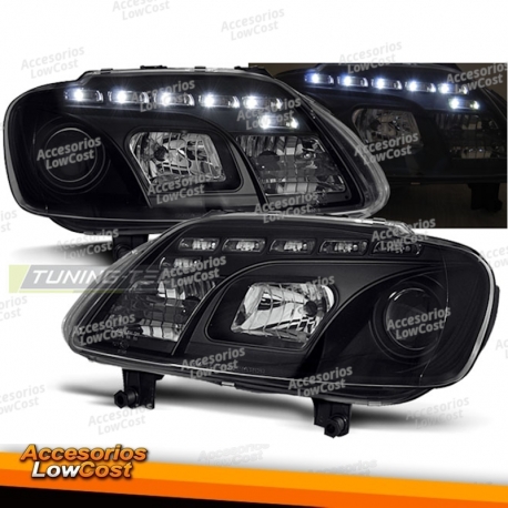 FAROS DAYLIGHT NEGROS aptos para VW TOURAN 02/03-10/06 / CADDY