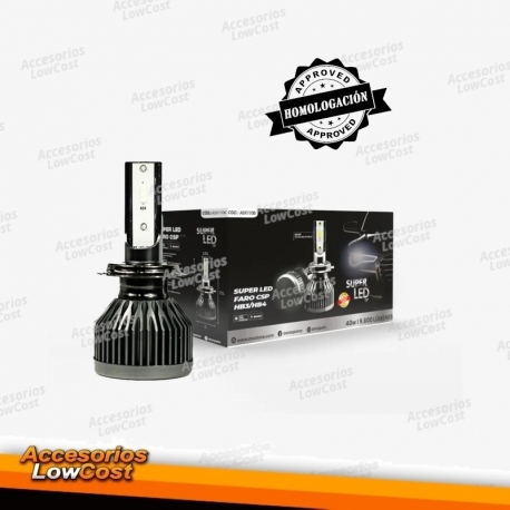 Bombilla faro delantero SUPER LED HB3/HB4