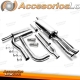 Sistema de escape TA Technix de acero inoxidable 2x76mm DTM apto para Audi A4 sedán, Avant, tipo B5