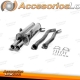 Sistema de escape TA Technix de acero inoxidable 2x70mm apto para BMW M3 E36 sedán/coupé/descapotable