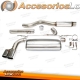 Sistema TA Technix de acero inoxidable 2x80mm apto para BMW