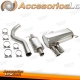 Sistema de acero inoxidable TA Technix 2x80mm adecuado para BMW