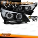 FAROS OJOS DE ANGEL E INTERMITENTE LED PARA BMW E60 (03-04), XENON D2S FONDO NEGRO