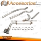 Sistema de escape TA Technix de acero inoxidable 2x80mm apto para BMW Serie 3 Grand Turismo 320d tipo F34