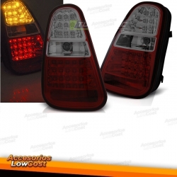 Faros traseros rojos ahumados para Mini Cooper R50 R52 R53 04-06