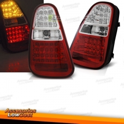 Faros traseros rojos y blancos para Mini Cooper R50 R52 R53 04-06
