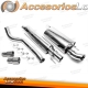 Sistema de escape TA Technix de acero inoxidable 2x76mm DTM apto para Opel Corsa B