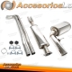 Sistema de escape de acero inoxidable TA Technix 1x100mm apto para Volvo XC 70 Cross Crountry Type S