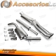 Sistema de escapes de acero inoxidable TA Technix 2x76mm DTM adecuado para VW Golf III Variant, Vento