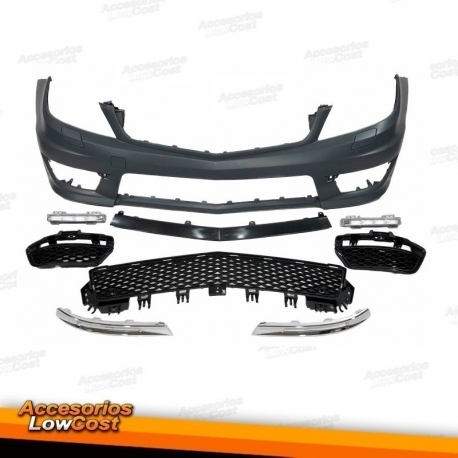 PARA-CHOQUES FRONTAL AMG LUZ DIURNA / MERCEDES C W204 / 07-11 SEM PDC