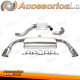 Sistema de escape TA Technix Duplex de acero inoxidable 1x100mm apto para VW Golf VI GTI