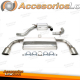 Sistema de escape TA Technix Duplex de acero inoxidable afilado 1x100mm adecuado para VW Golf VI GTI