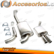 Sistema de escape TA Technix de acero inoxidable 2x80mm apto para VW Passat 3C Limo./Kombi/CC