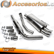 Sistema de escape TA Technix de acero inoxidable 2x76mm DTM apto para VW Polo 6N