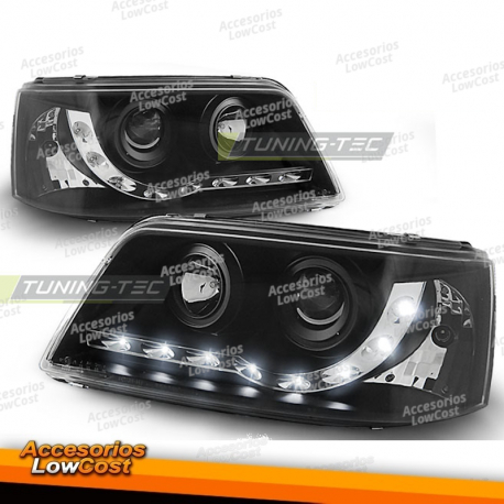 FARÓIS CROMADOS PARA VW T5 04/03-08/09